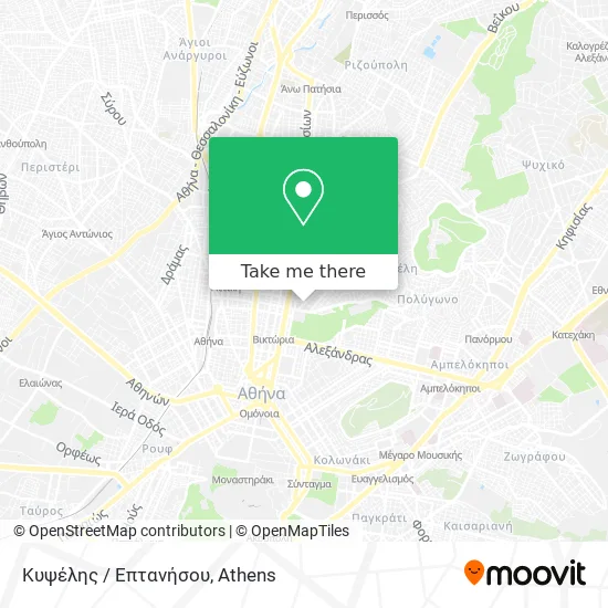 Κυψέλης / Επτανήσου map