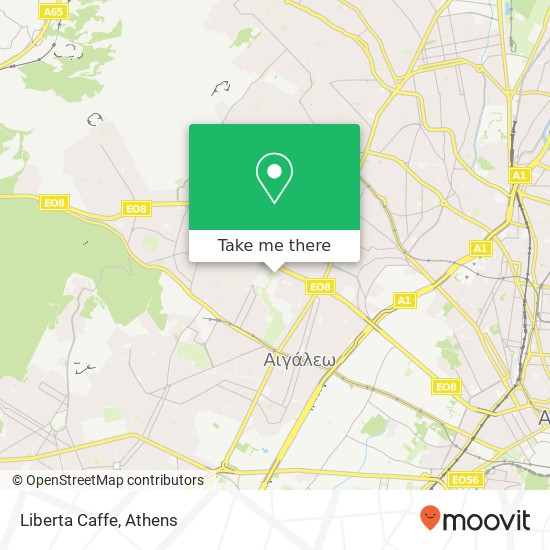 Liberta Caffe map