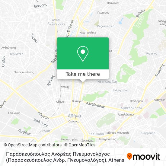 Παρασκευόπουλος Ανδρέας Πνευμονολόγος (Παρασκευόπουλος Ανδρ. Πνευμονολόγος) map