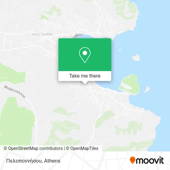Πελοποννήσου map
