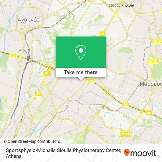 Sportsphysio-Michalis Sioulis Physiotherapy Center map