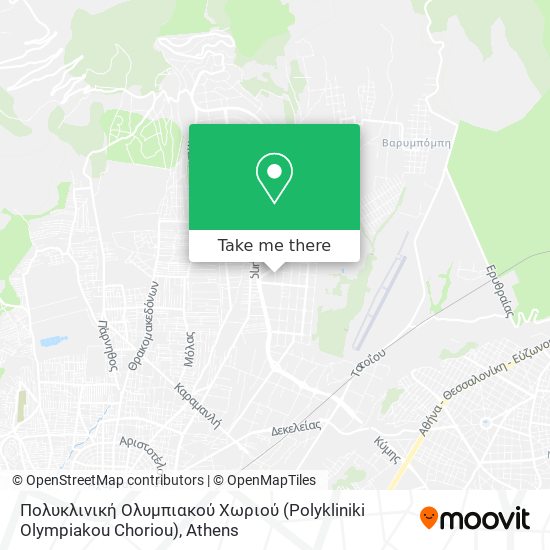 Πολυκλινική Ολυμπιακού Χωριού (Polykliniki Olympiakou Choriou) map