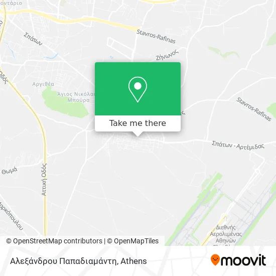 Αλεξάνδρου Παπαδιαμάντη map
