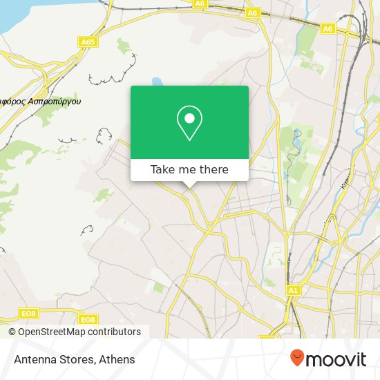 Antenna Stores map