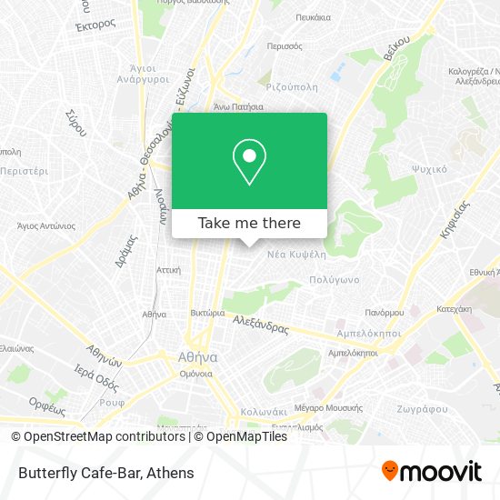 Butterfly Cafe-Bar map