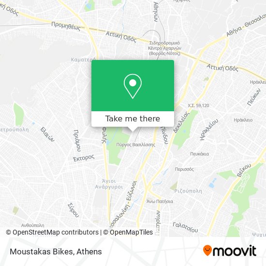 Moustakas Bikes map