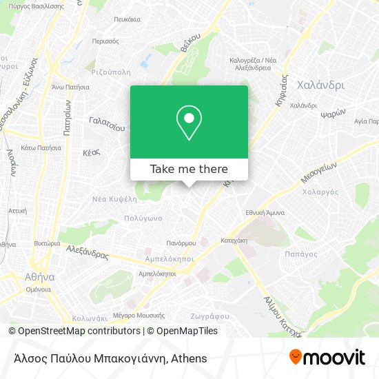 Άλσος Παύλου Μπακογιάννη map