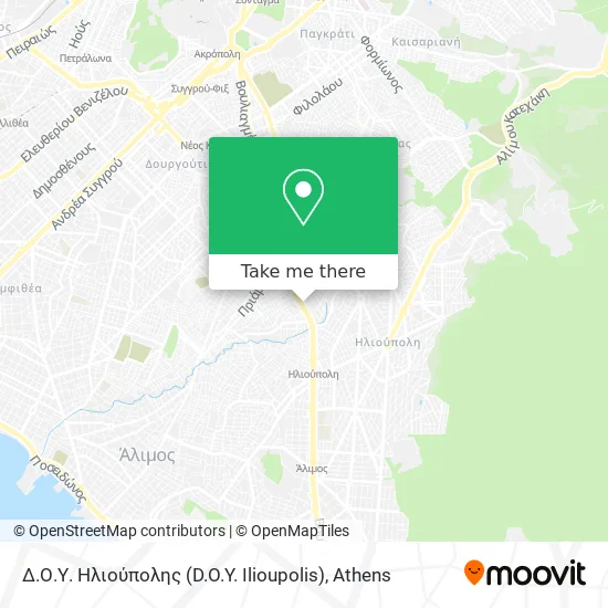 Δ.Ο.Υ. Ηλιούπολης (D.O.Y. Ilioupolis) map