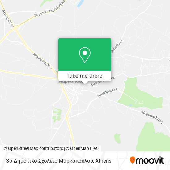 3ο Δημοτικό Σχολείο Μαρκόπουλου map