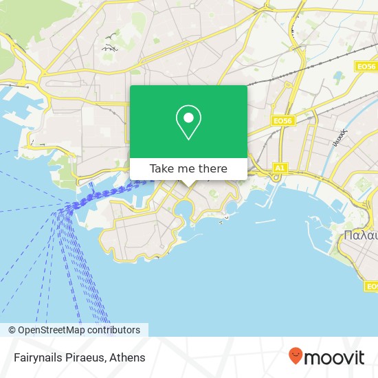 Fairynails Piraeus map