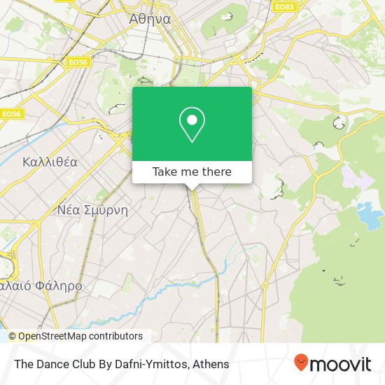 The Dance Club By Dafni-Ymittos map
