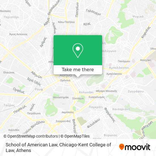 School of American Law, Chicago-Kent College of Law map