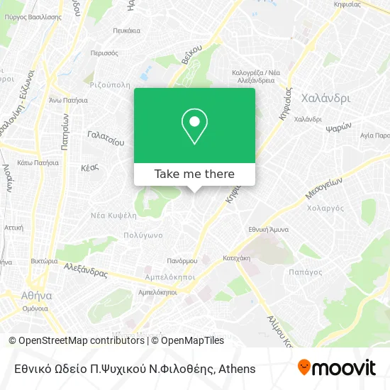 Εθνικό Ωδείο Π.Ψυχικού Ν.Φιλοθέης map