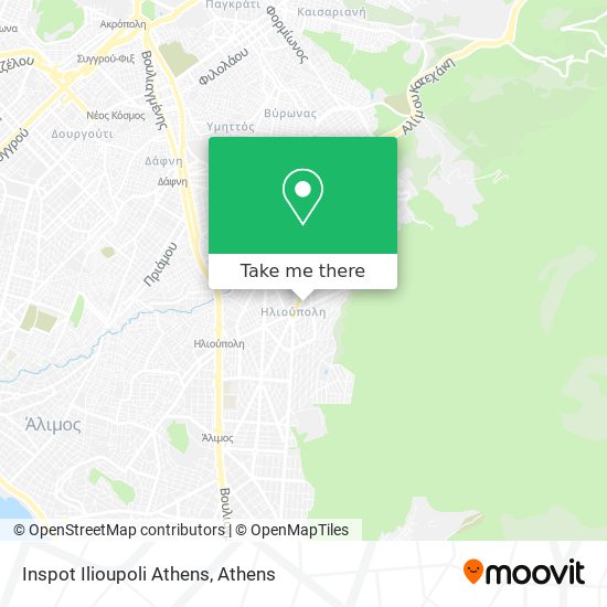 Inspot Ilioupoli Athens map