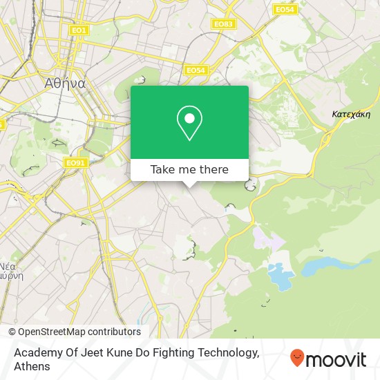 Academy Of Jeet Kune Do Fighting Technology map