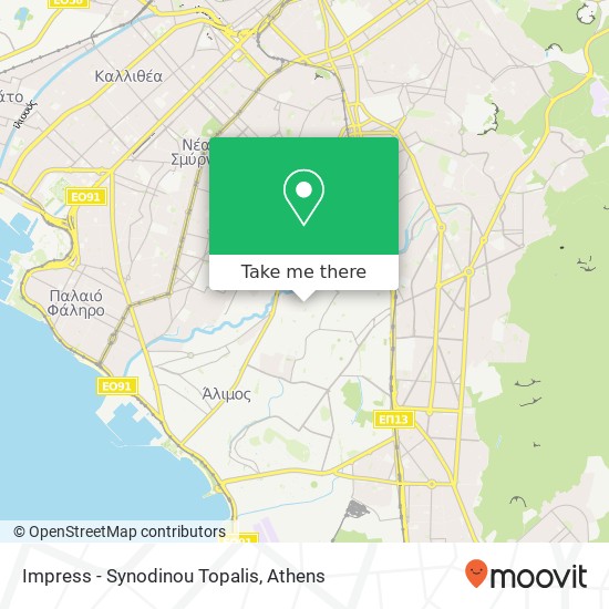 Impress - Synodinou Topalis map