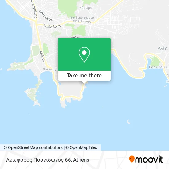 Λεωφόρος Ποσειδώνος 66 map