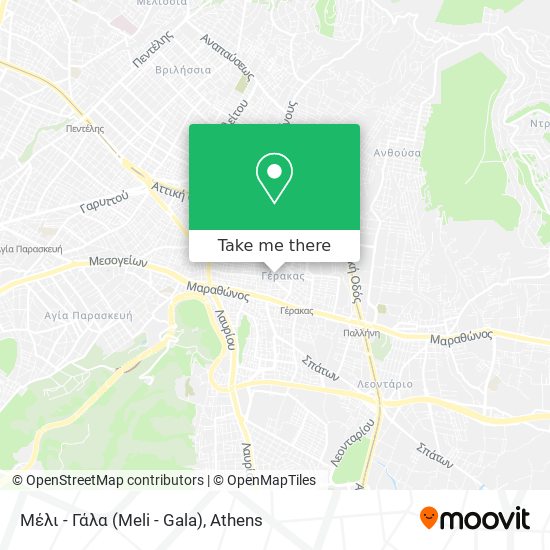 Μέλι - Γάλα (Meli - Gala) map