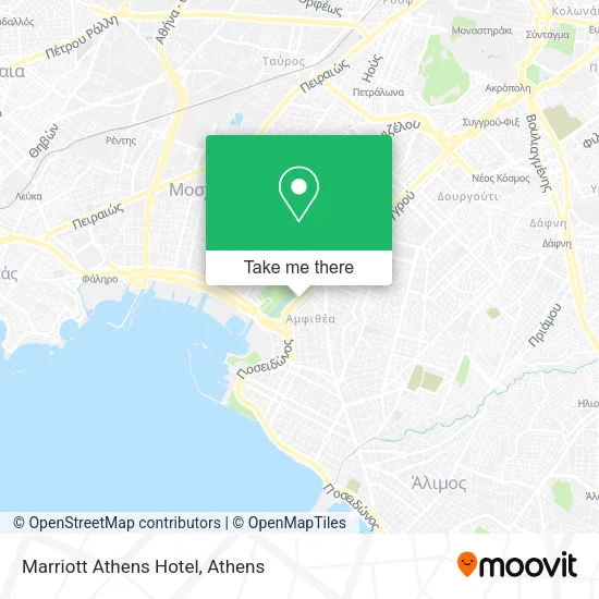Marriott Athens Hotel map