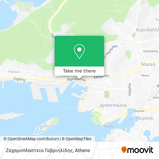 Ζαχαροπλαστεία Γαβριηλίδης map