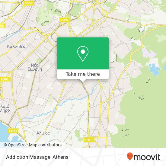 Addiction Massage map