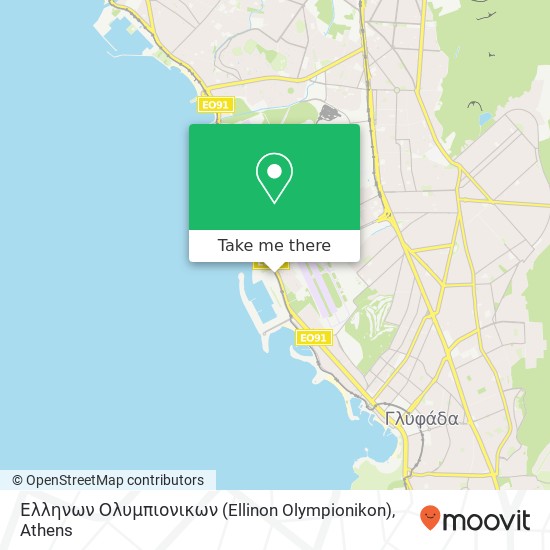 Ελληνων Ολυμπιονικων (Ellinon Olympionikon) map