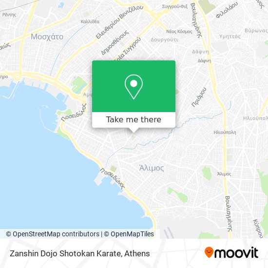 Zanshin Dojo Shotokan Karate map