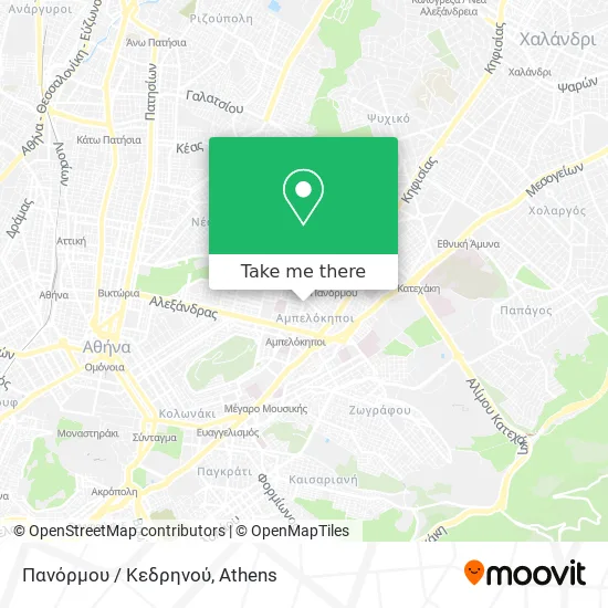 Πανόρμου / Κεδρηνού map