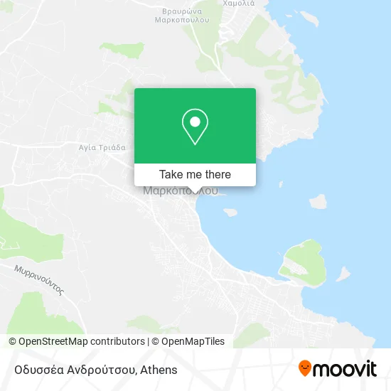 Οδυσσέα Ανδρούτσου map