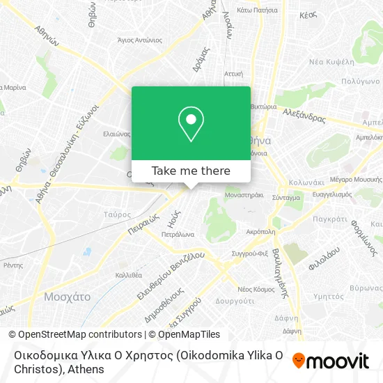 Οικοδομικα Υλικα Ο Χρηστος (Oikodomika Ylika O Christos) map