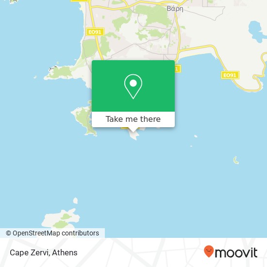 Cape Zervi map
