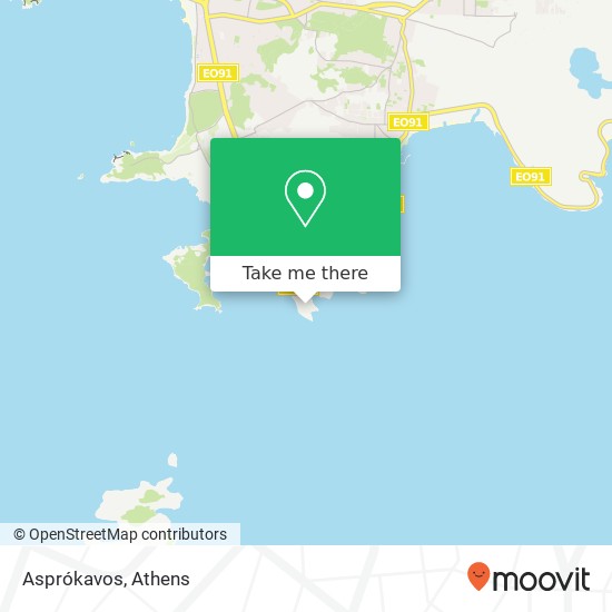 Asprókavos map