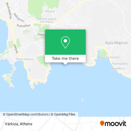 Várkiza map