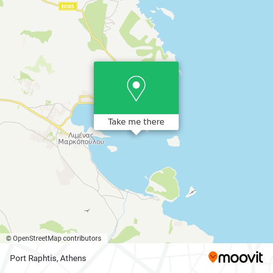 Port Raphtis map