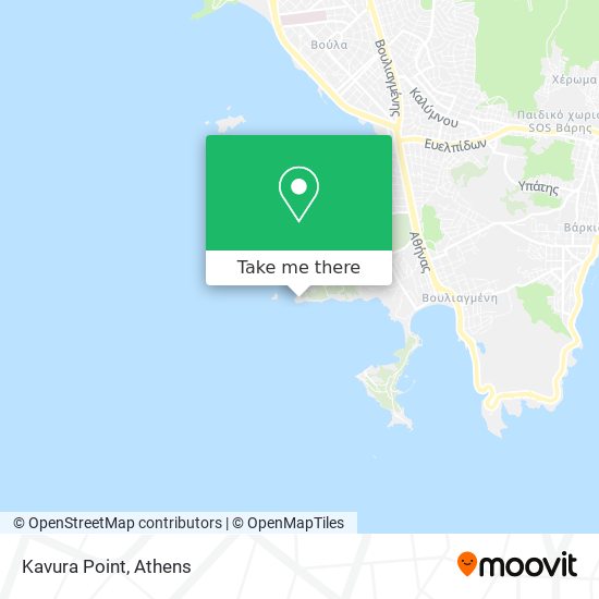 Kavura Point map