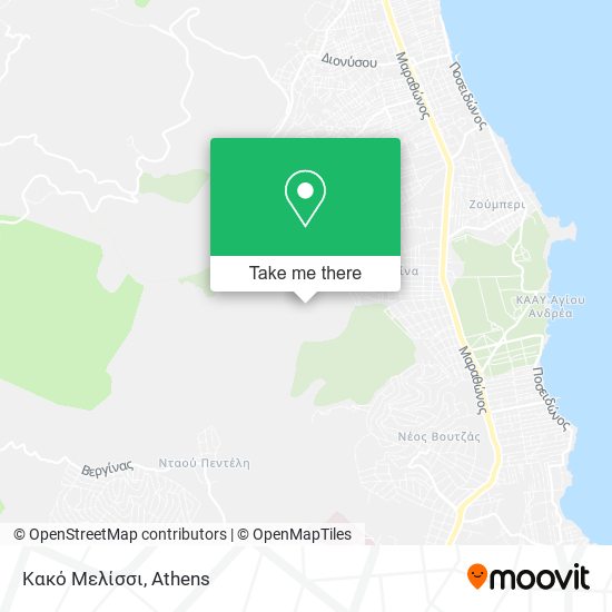 Κακό Μελίσσι map