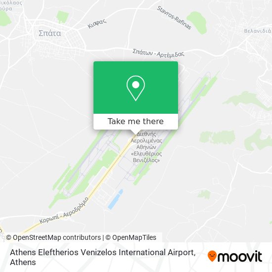 Athens Eleftherios Venizelos International Airport map