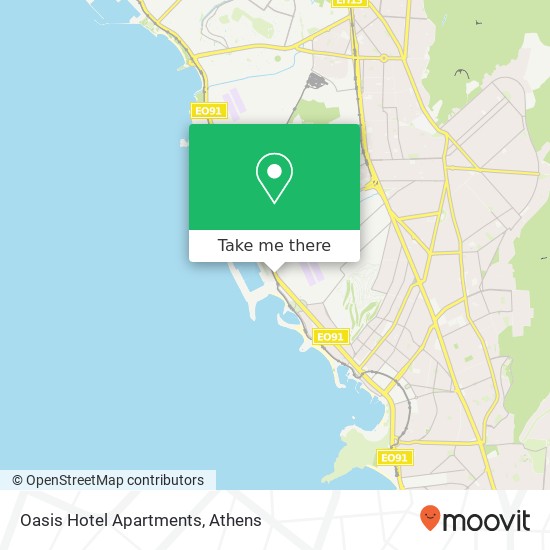 Oasis Hotel Apartments map