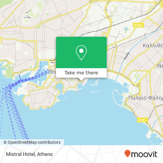 Mistral Hotel map