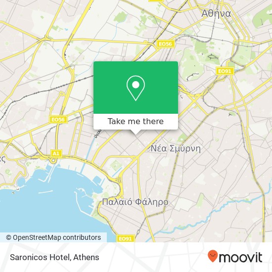 Saronicos Hotel map