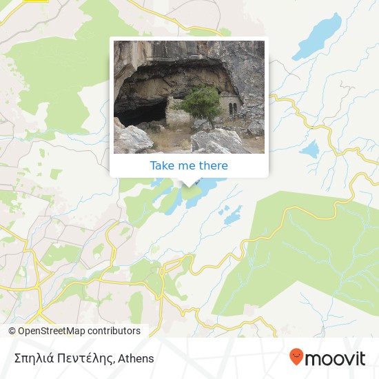 Σπηλιά Πεντέλης map