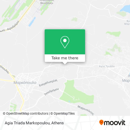 Agia Triada Markopoulou map