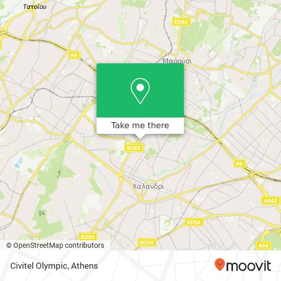 Civitel Olympic map