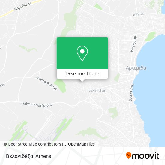 Βελανιδέζα map