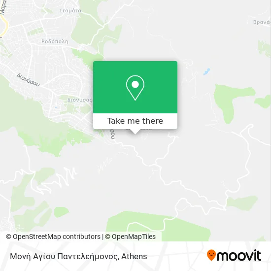 Μονή Αγίου Παντελεήμονος map