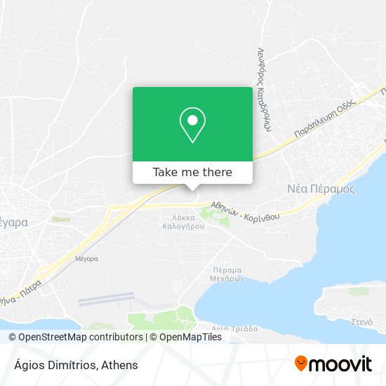 Ágios Dimítrios map