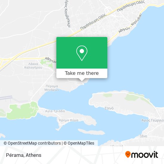 Pérama map
