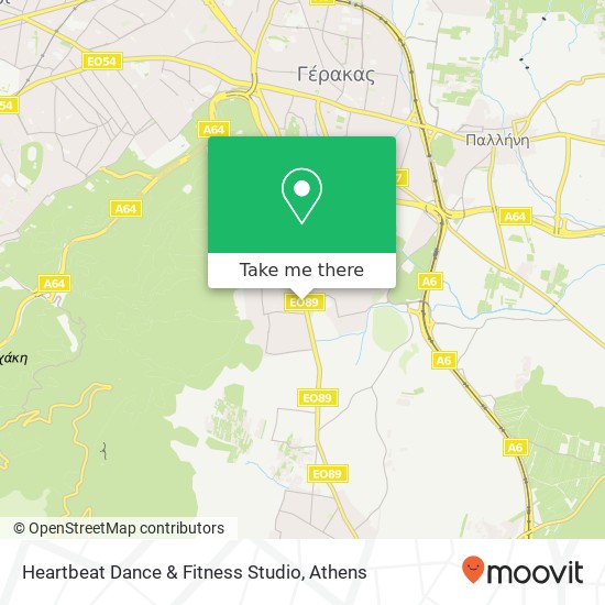 Heartbeat Dance & Fitness Studio map