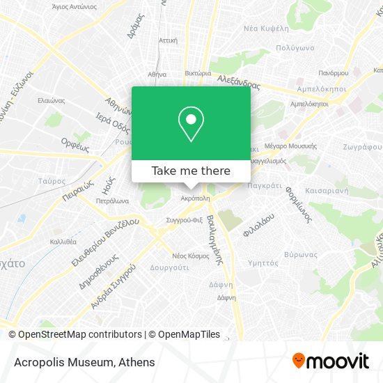 Acropolis Museum map