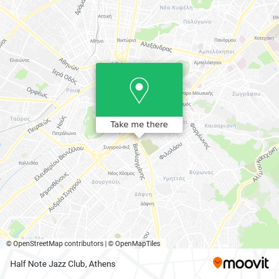Half Note Jazz Club map